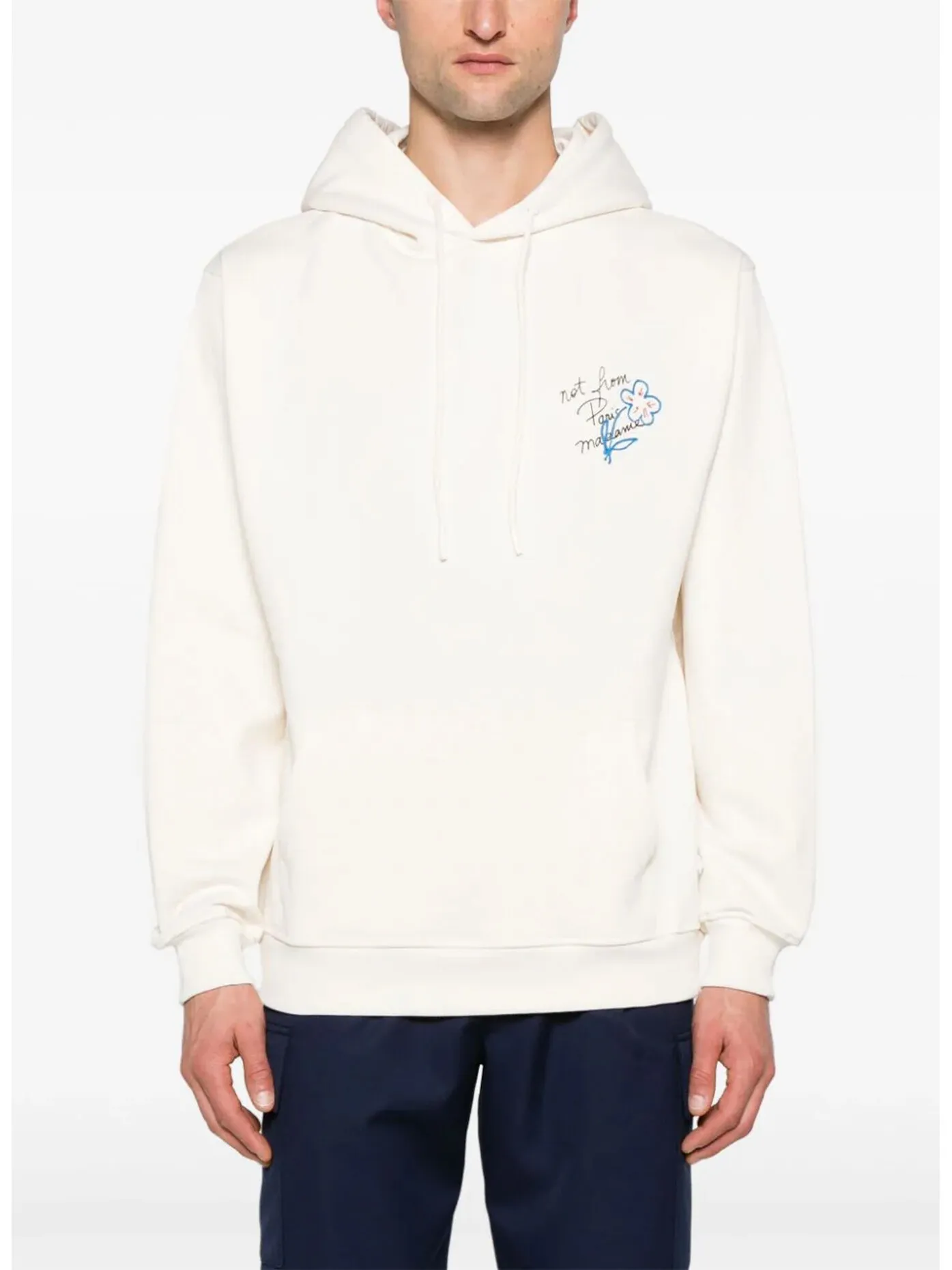     -DROLE DE MONSIEUR    -FELPA HOODIE SLOGAN ESQUISSE-