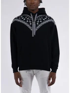     -MARCELO BURLON    -FELPA HOODIE PAISLEY-