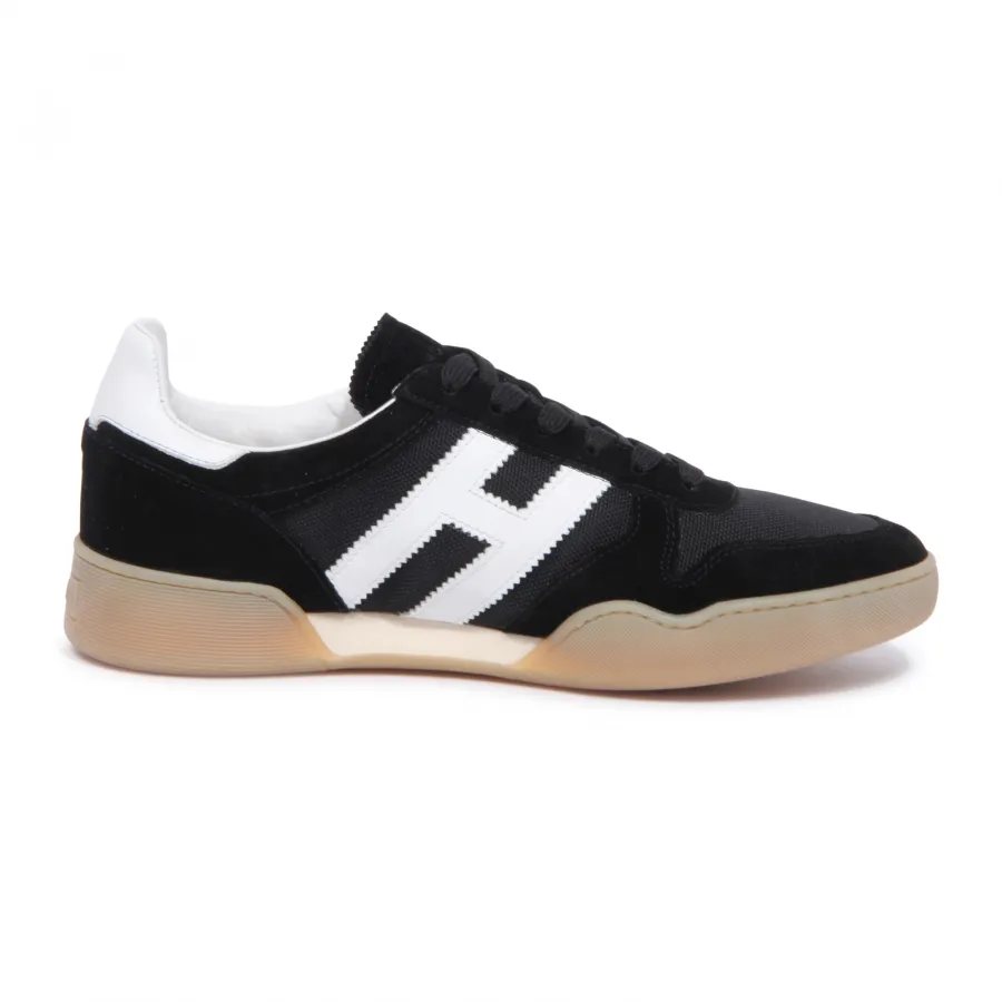 0474AS sneaker uomo HOGAN H357 man shoes black