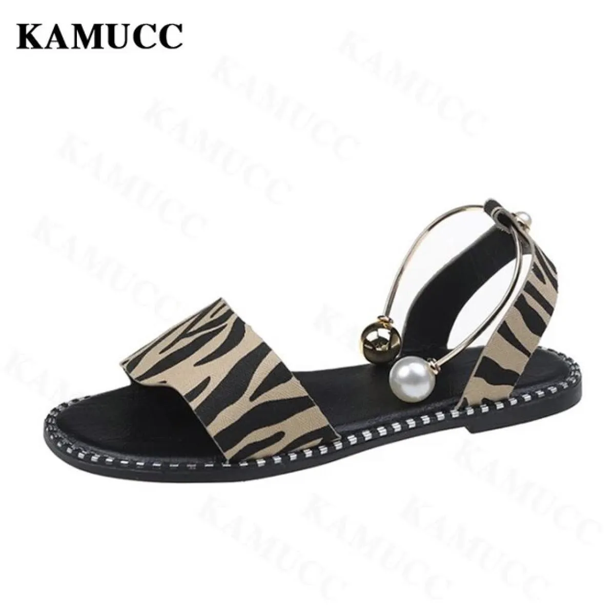 2023 nuove scarpe da donna moda estate sandali perlati da donna scarpe da donna sandali bassi sandali slingback casual S