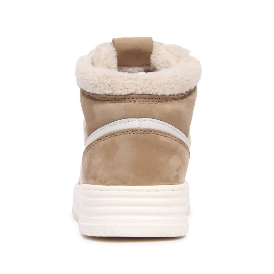 2080AU sneaker donna HOGAN H630 woman eco-fur inside shoes