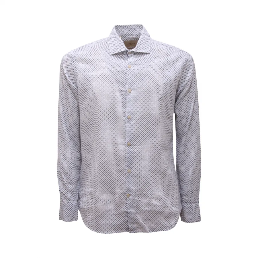 7043AU CAMICIA UOMO BROOKFSFIELD MAN LINEN/COTTON SHIRT SLIM 