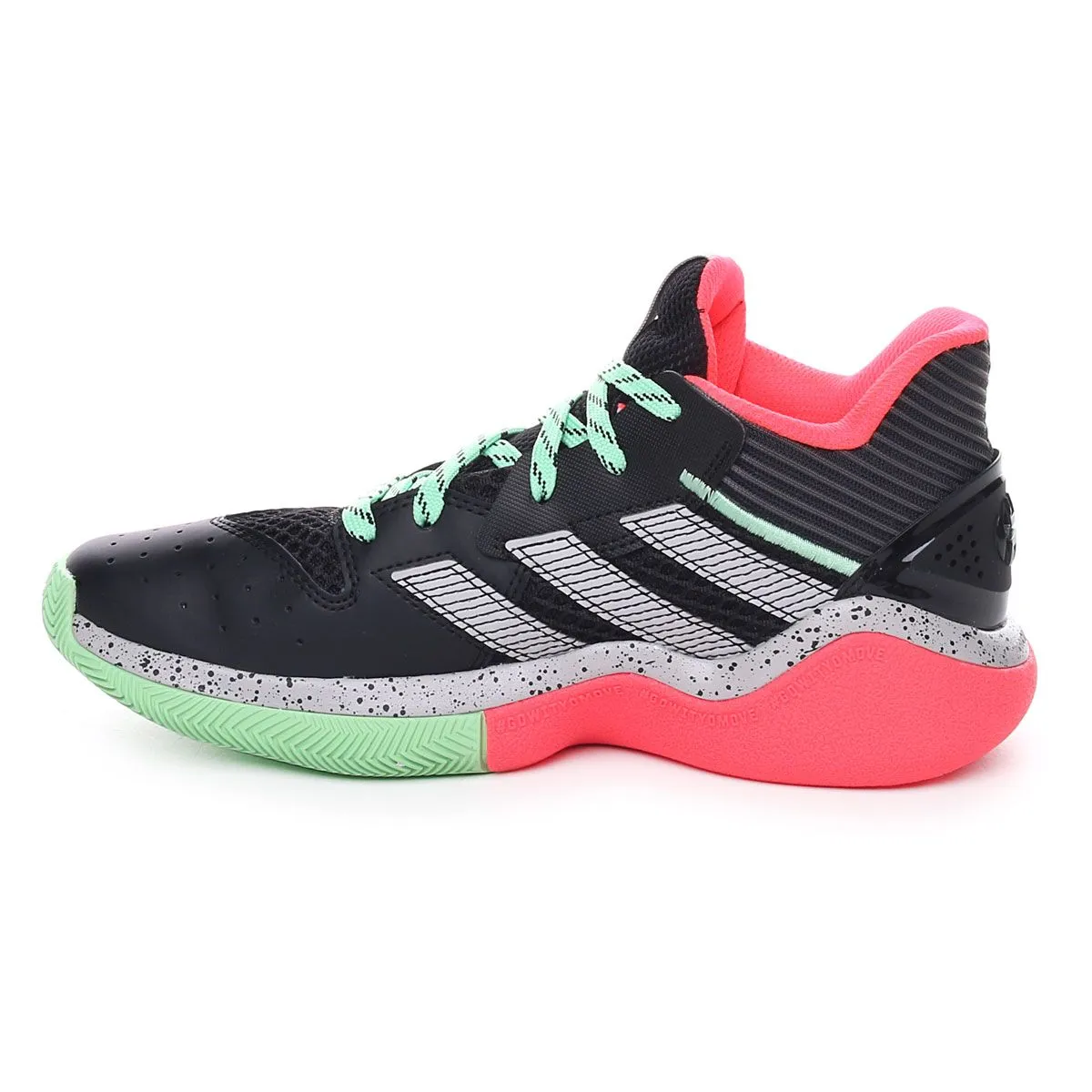 Adidas Harden Stepback Junior Nero Verde