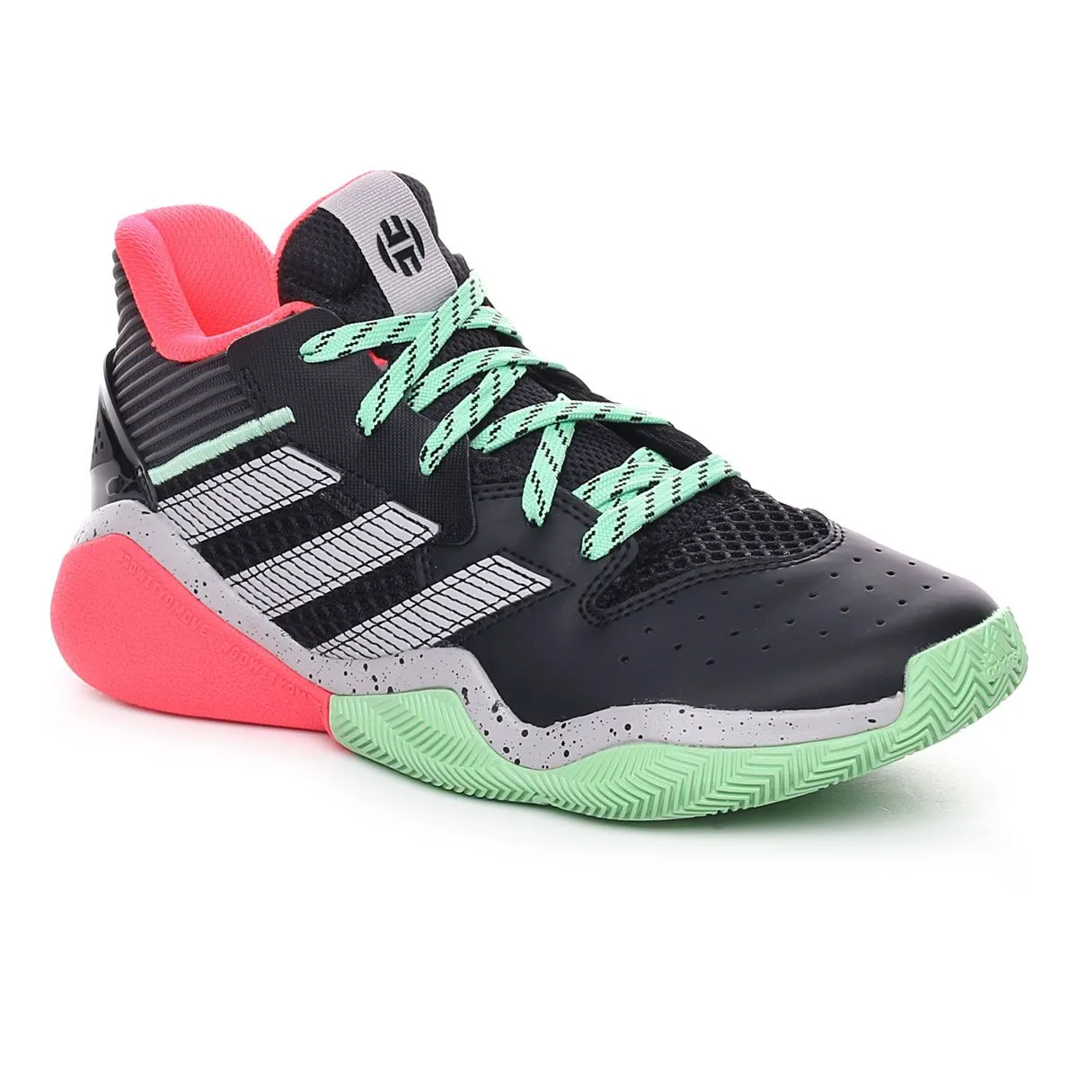 Adidas Harden Stepback Junior Nero Verde