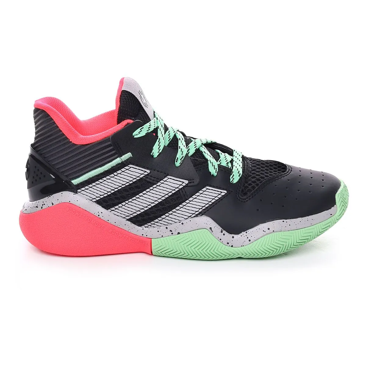 Adidas Harden Stepback Junior Nero Verde