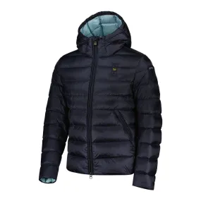      BLAUER PIUMINO CON CAPPUCCIO ACTON  