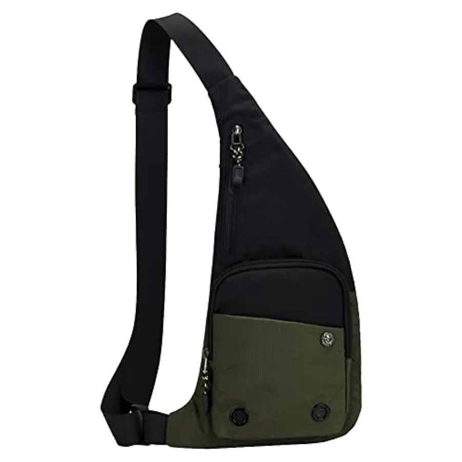 Borsa da uomo, borsa a tracolla in nylon leggero borsa a tracolla antifurto impermeabile per viaggi escursionismo per ciclismo s