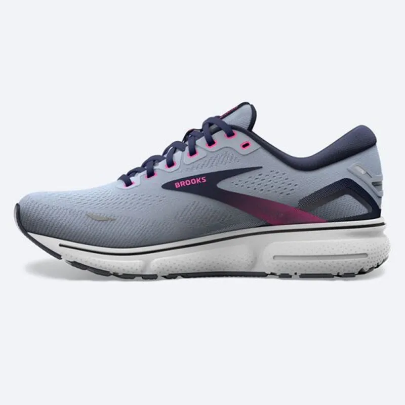 Brooks Ghost 15 Azzurro Rosa - Scarpe Running Donna