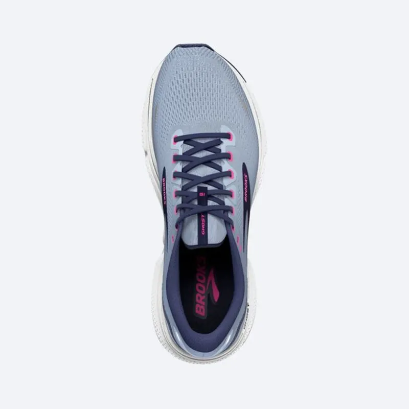 Brooks Ghost 15 Azzurro Rosa - Scarpe Running Donna