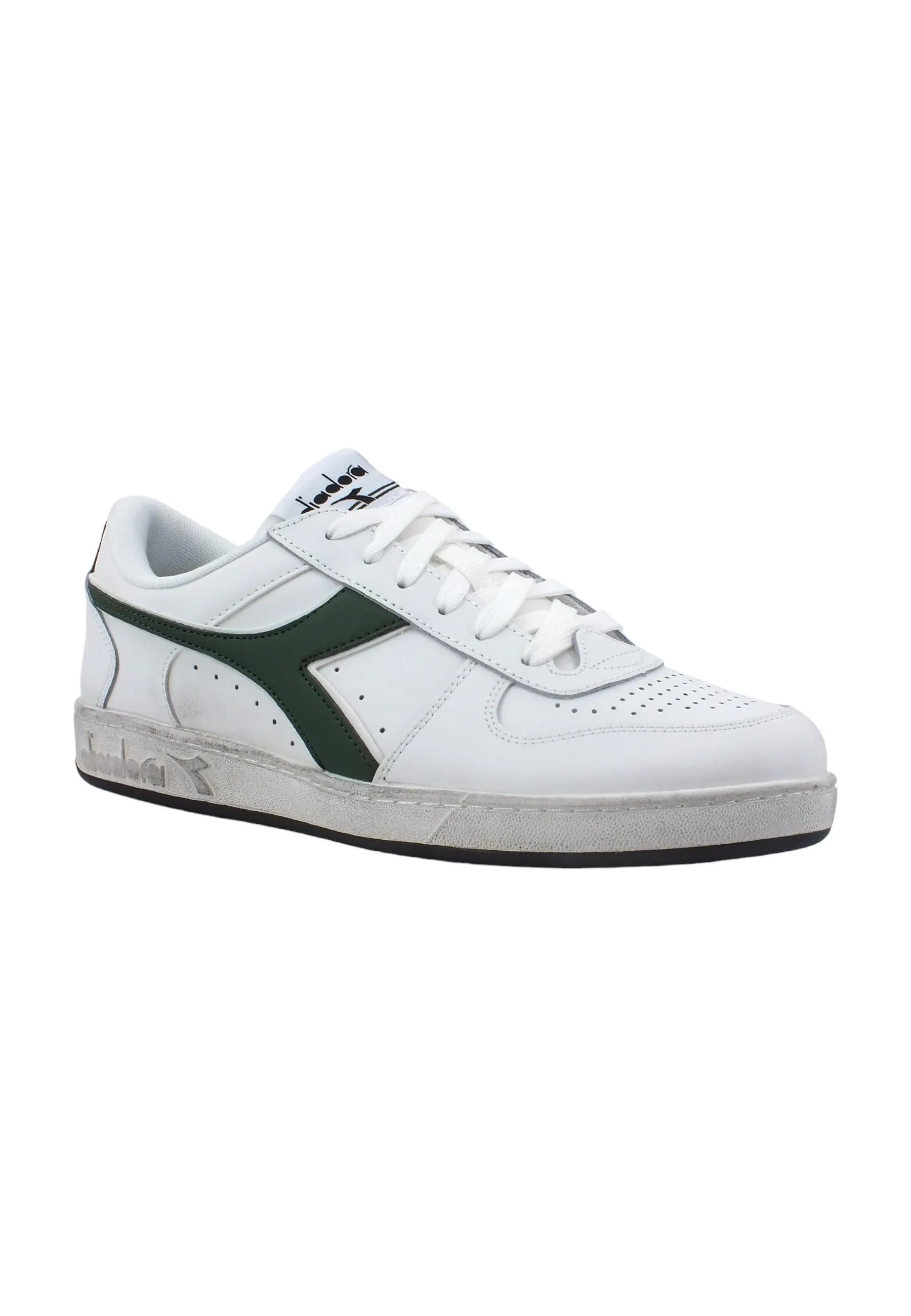 DIADORA Magic Basket Low Sneaker Uomo White Fogliame 501.17929601C1161