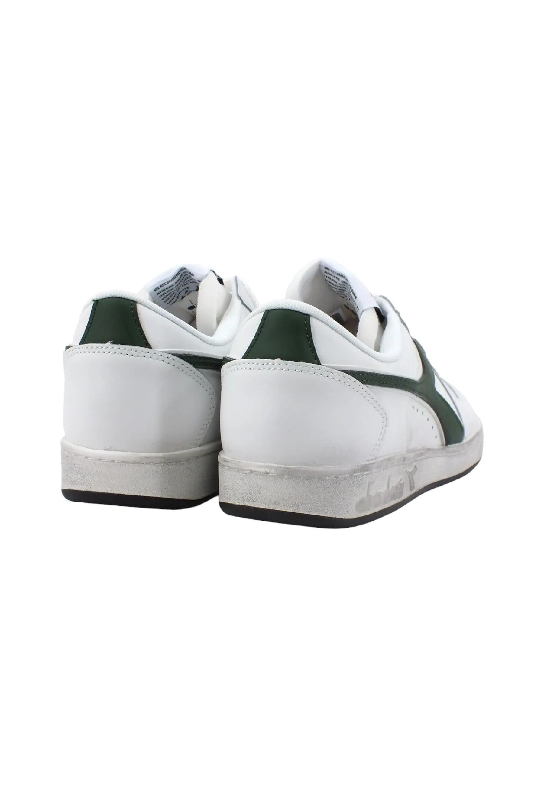 DIADORA Magic Basket Low Sneaker Uomo White Fogliame 501.17929601C1161