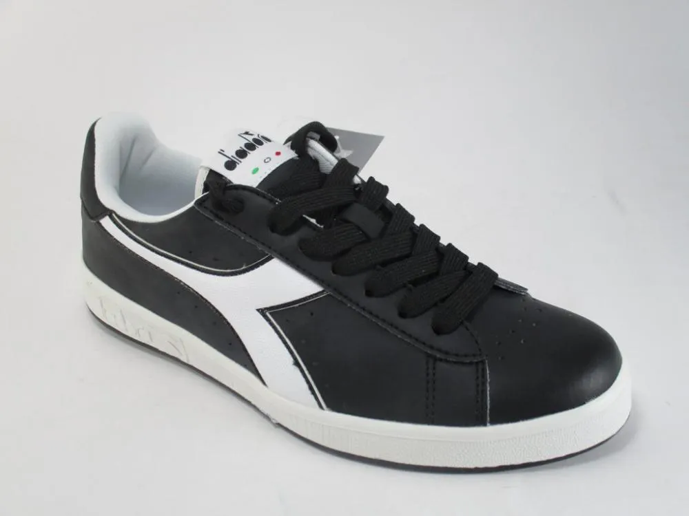 Diadora men's sneakers shoe Game P 101 160281 01 80013 black-white