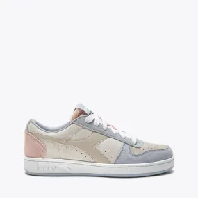 DIADORA SNEAKERS MAGIC BASKET LOW SUEDE WN AZZURRO GHIACCIO- BIANCO