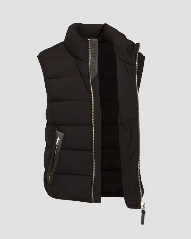 Gilet nero con piumino da uomo Mackage Fisher