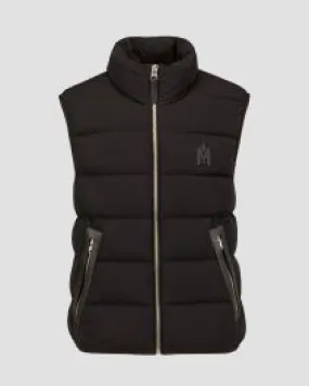 Gilet nero con piumino da uomo Mackage Fisher