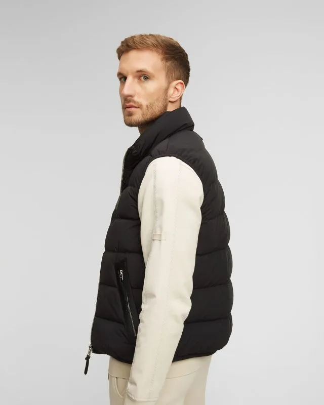 Gilet nero con piumino da uomo Mackage Fisher