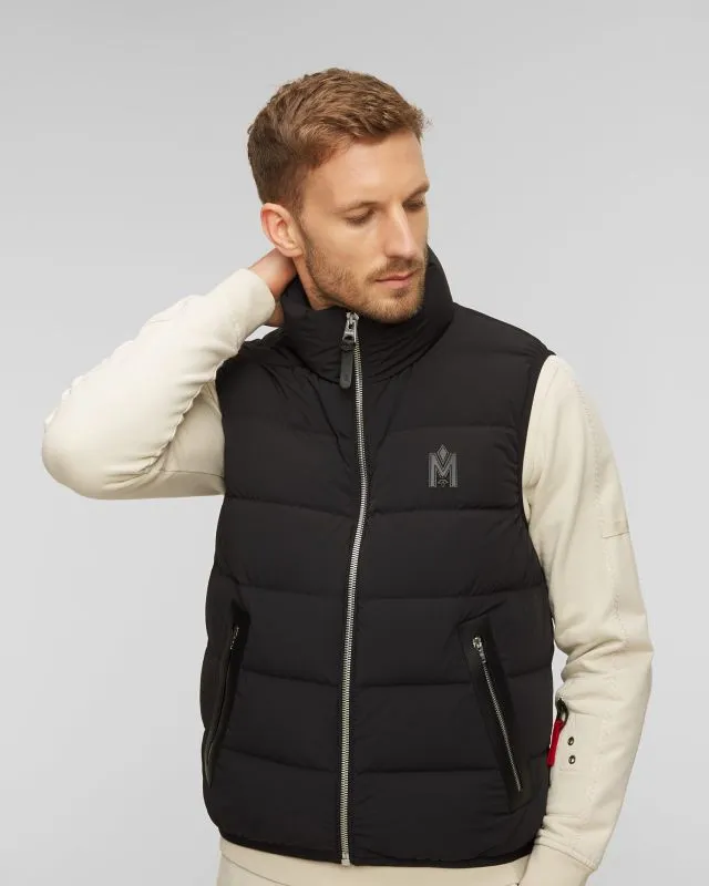 Gilet nero con piumino da uomo Mackage Fisher