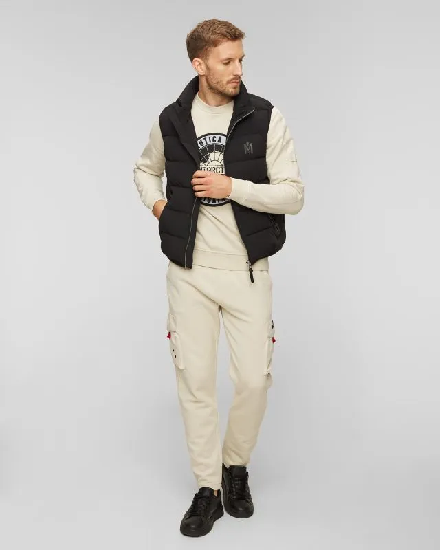 Gilet nero con piumino da uomo Mackage Fisher