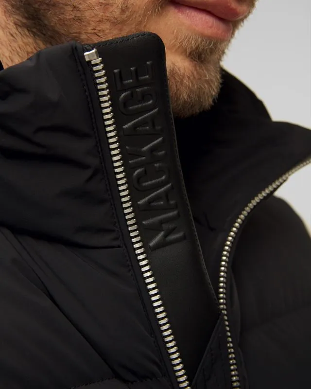 Gilet nero con piumino da uomo Mackage Fisher