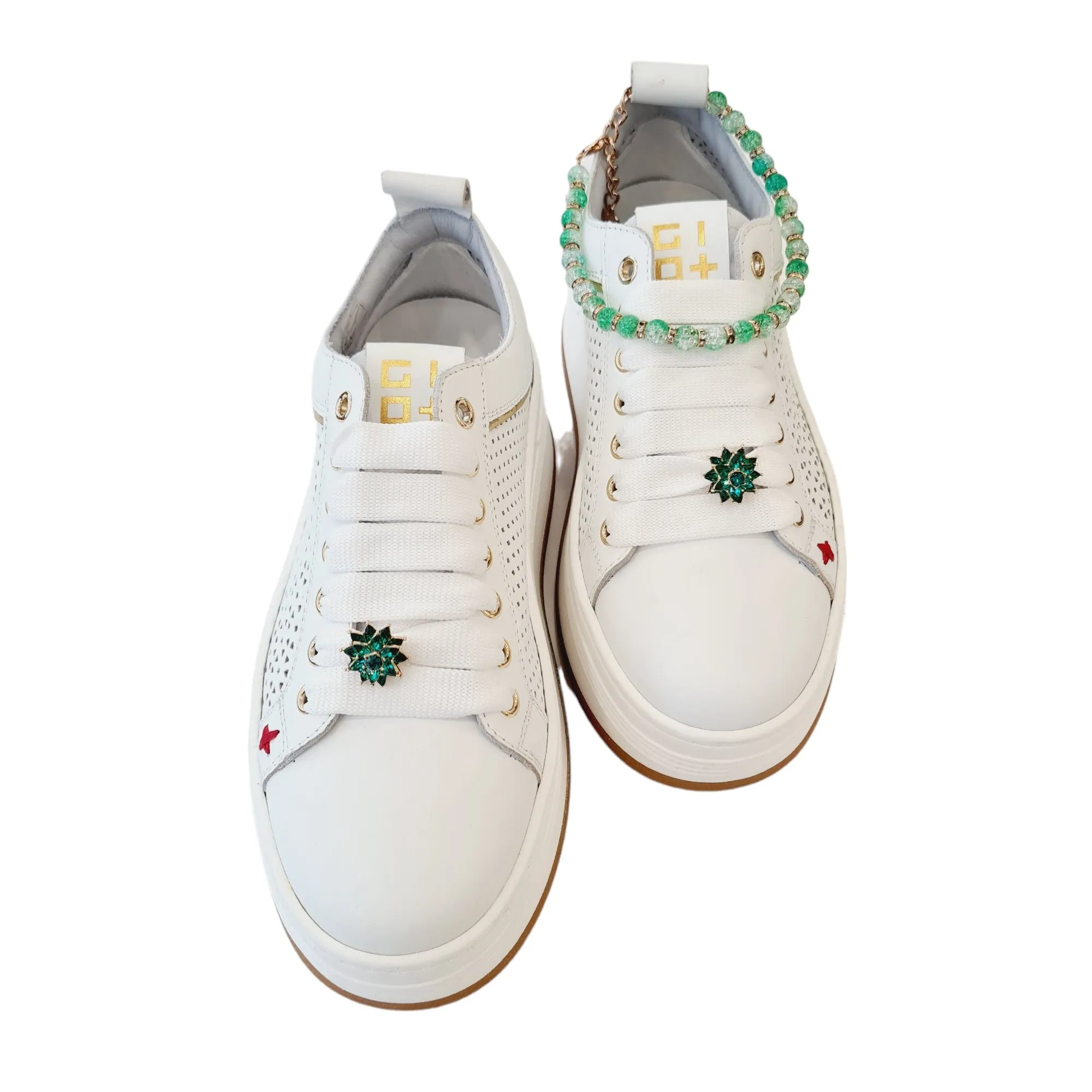 Gio+ Sneakers Donna Bianco  Rif.27