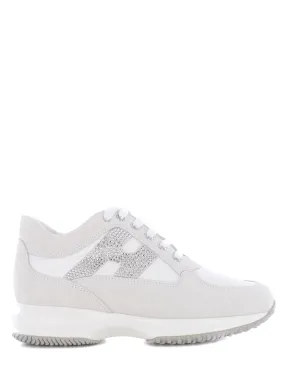  HOGAN Sneakers Hogan Interactive H strass in camoscio e nylon