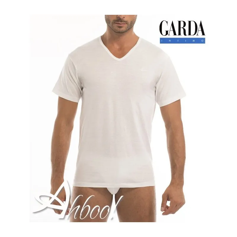  Intimo Garda Maglietta intima uomo in cotone mercerizzato Garda 0046 conf. 3 pz