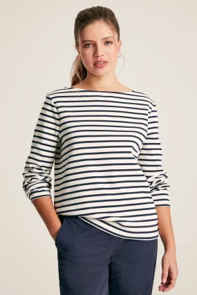 Joules - New Harbour - Top a righe breton con scollo a barchetta