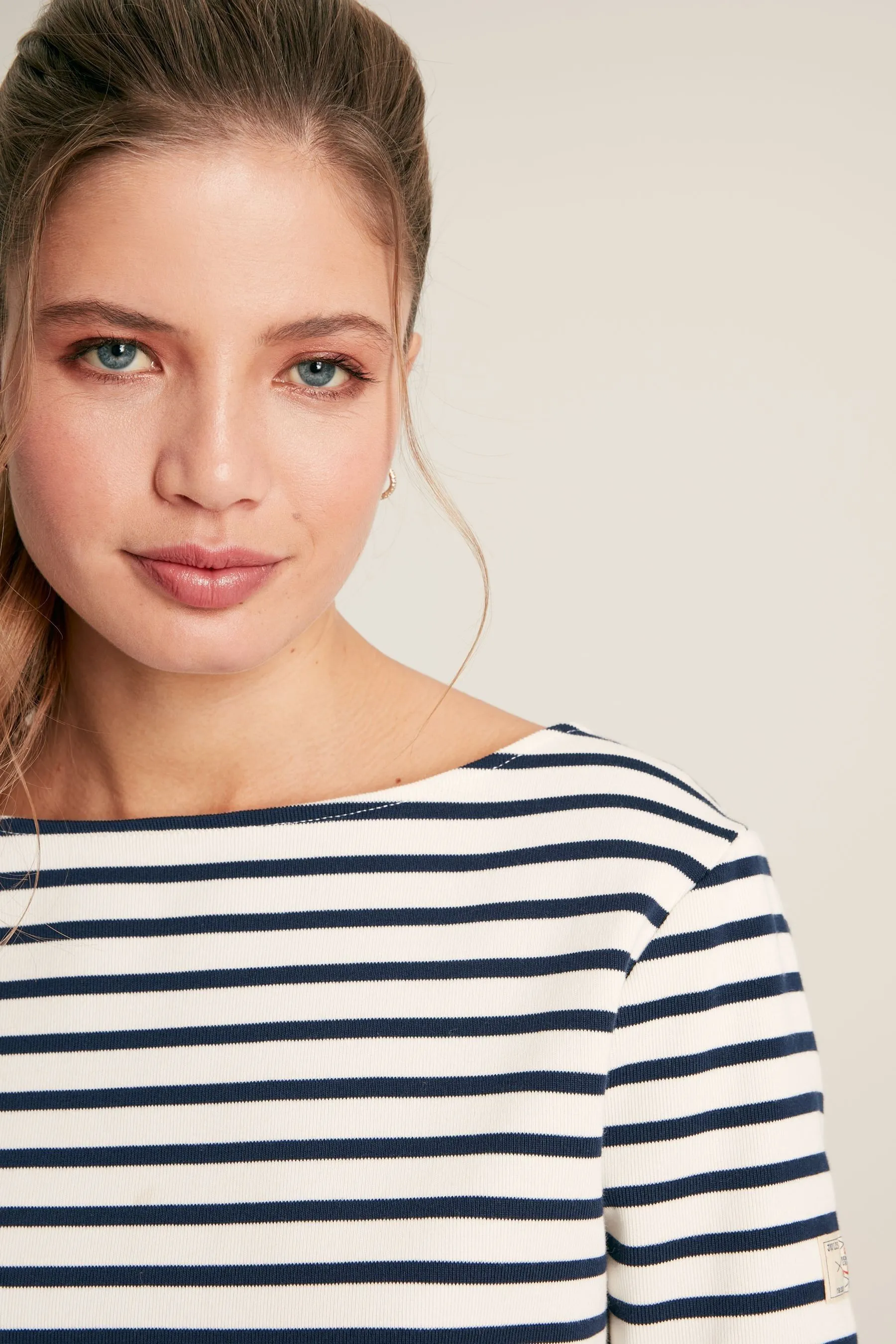 Joules - New Harbour - Top a righe breton con scollo a barchetta