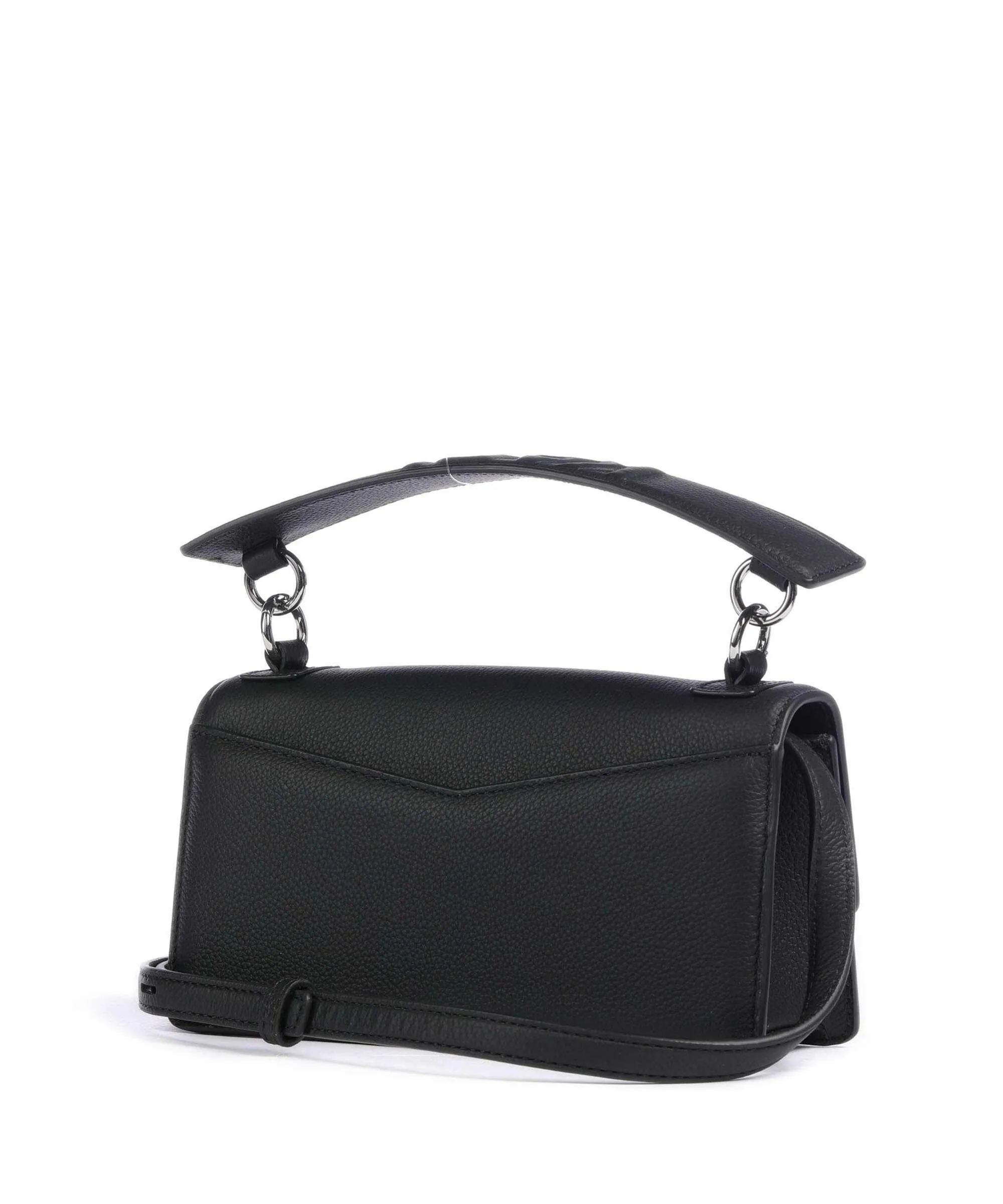  Karl Lagerfeld K/Seven Borsa a tracolla pelle di vacchetta grana nero  