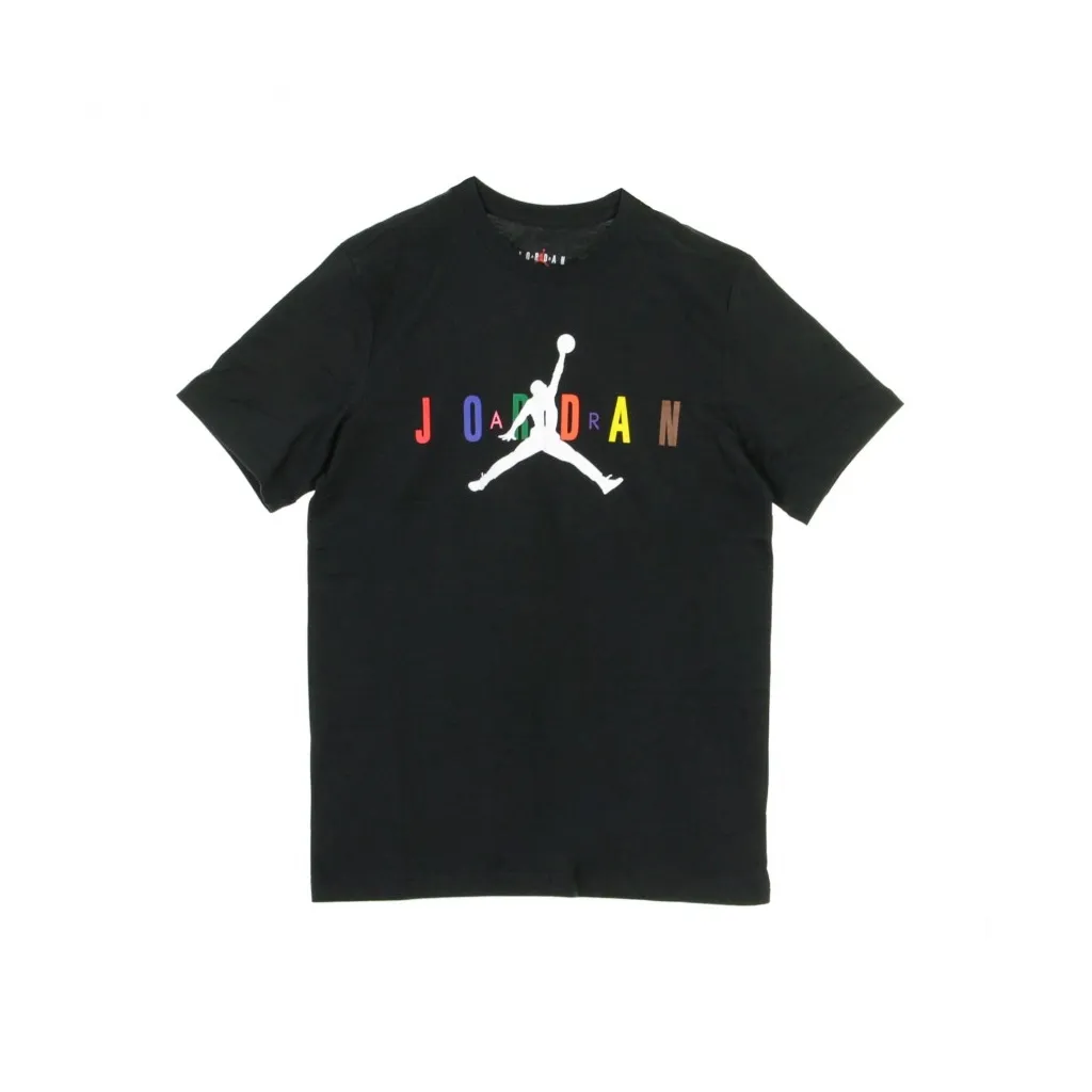 MAGLIETTA AIR WORDMARK BLACK/MULTI COLOR /WHITE