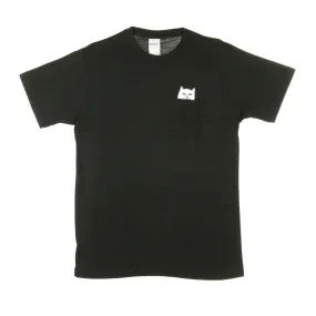 Maglietta Uomo Lord Nermal Pocket Tee Black Mineral Wash