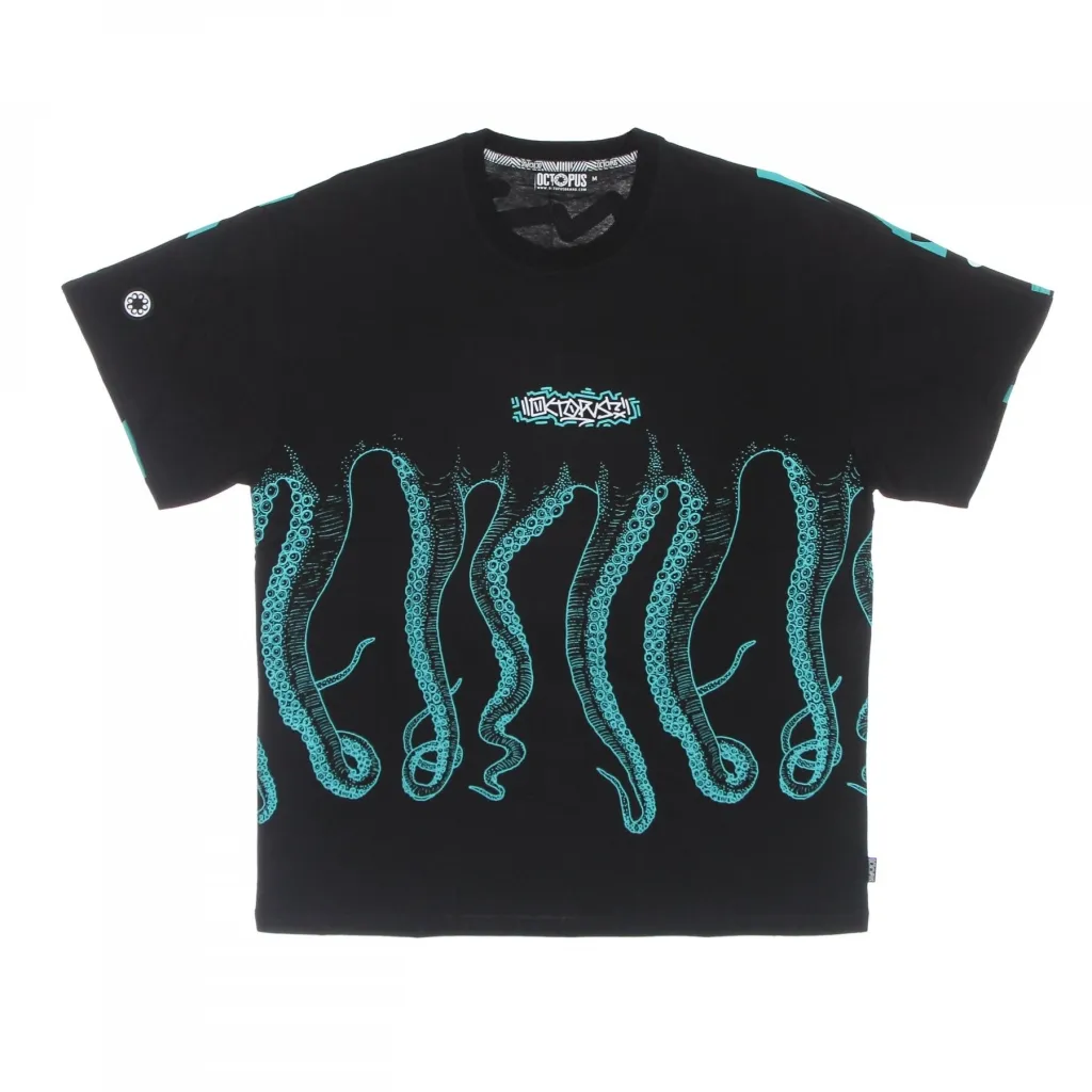 maglietta uomo octopus tag tee BLACK