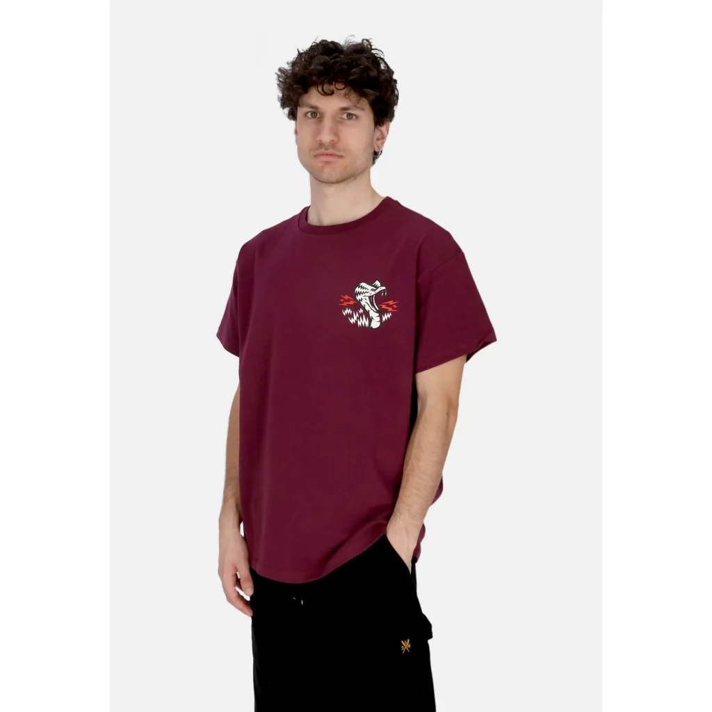 maglietta uomo snake tee PLUM