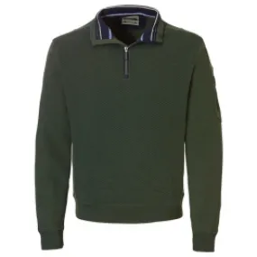 Maglione Baileys con zip a nido d'ape Verde scuro