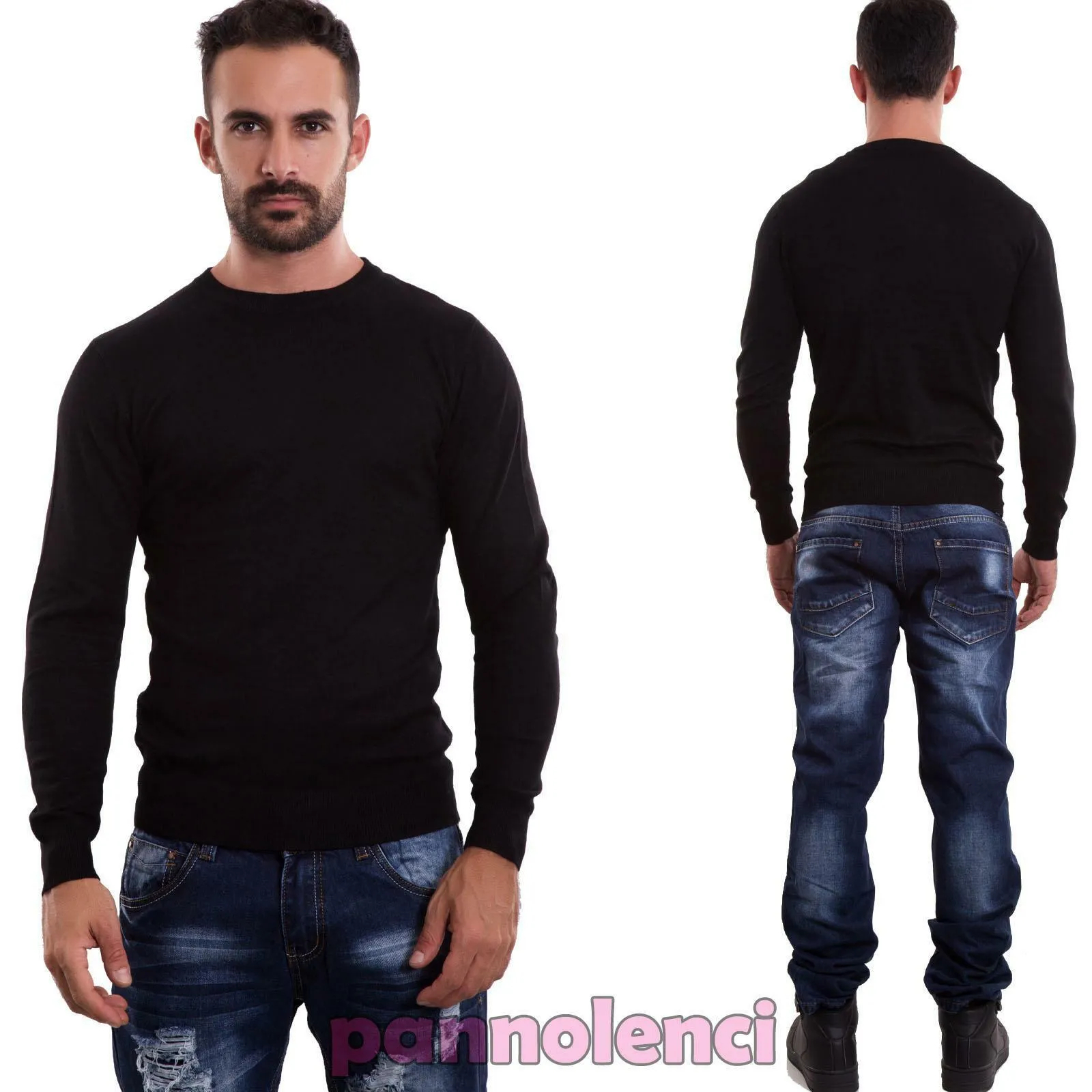 Maglione uomo maniche lunghe M-009