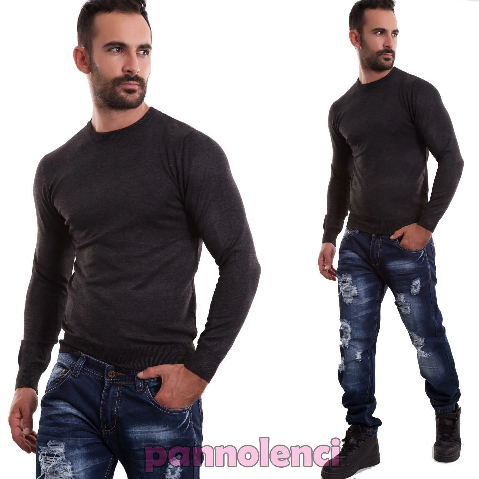 Maglione uomo maniche lunghe M-009