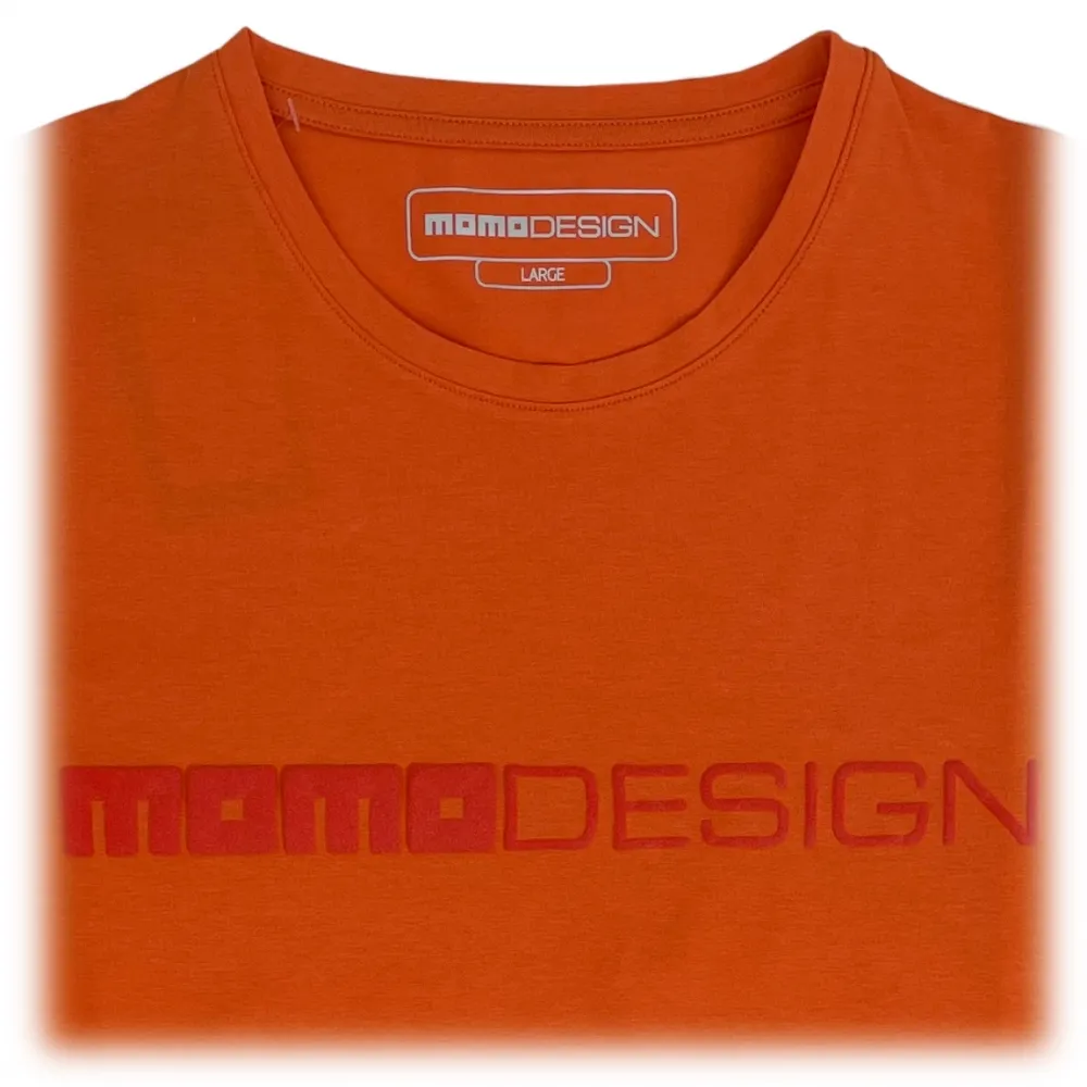 Momo Design - Maglietta Lipsia - Arancione - T-shirt - Made in Italy - Luxury Exclusive Collection