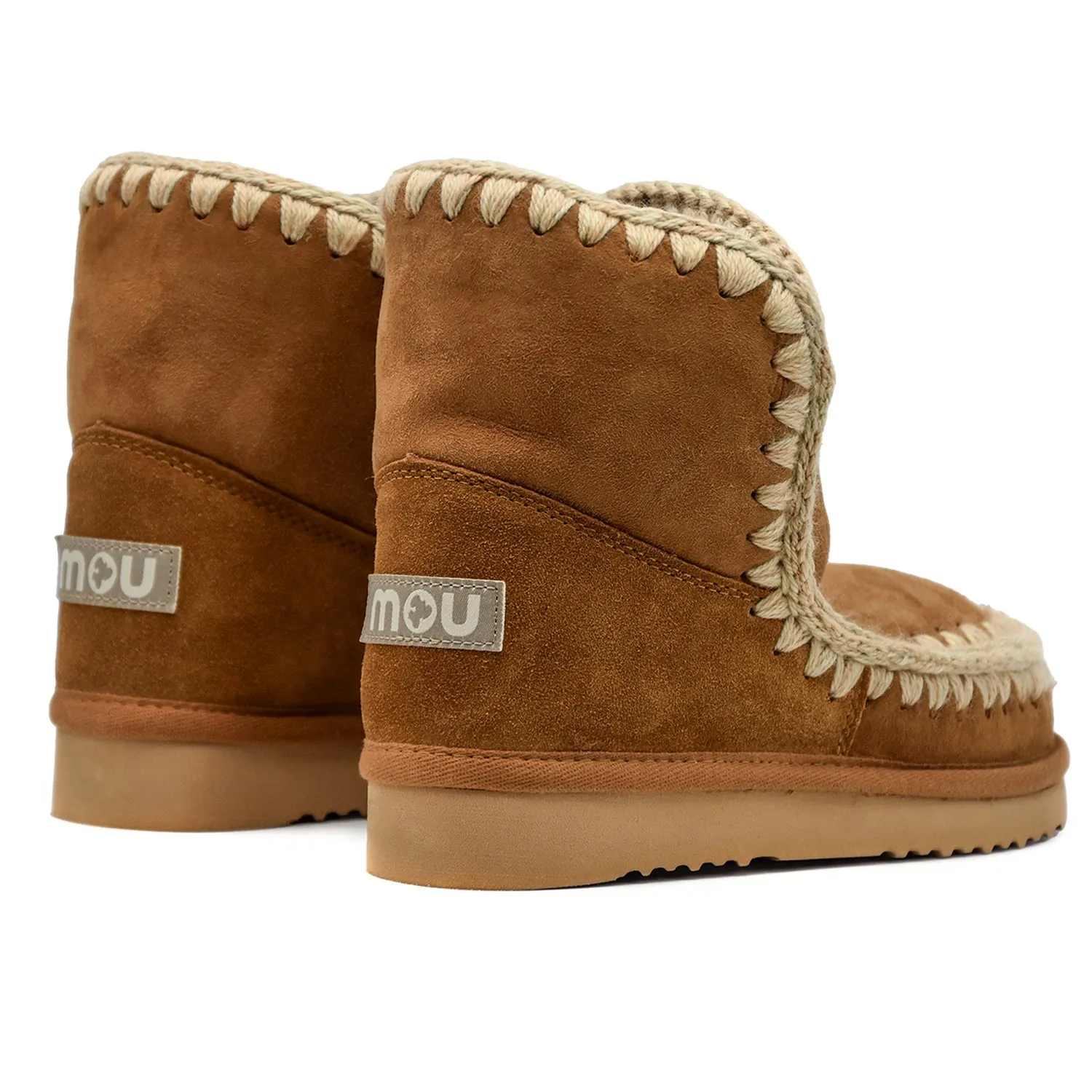 Mou Stivaletti Eskimo18 Cognac Con Tallone Rinforzato Donna