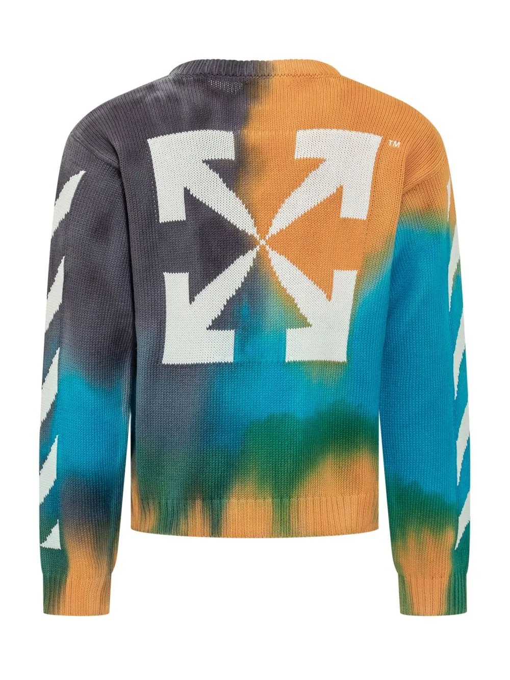 OFF-WHITE KIDS Maglione Arrown Tie Dye 