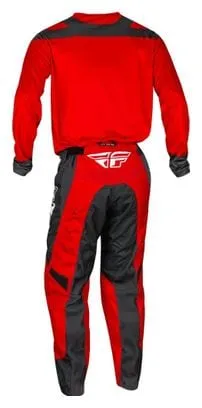 Pantaloni Fly Racing Fly F-16 Rosso / Carbone / Bianco