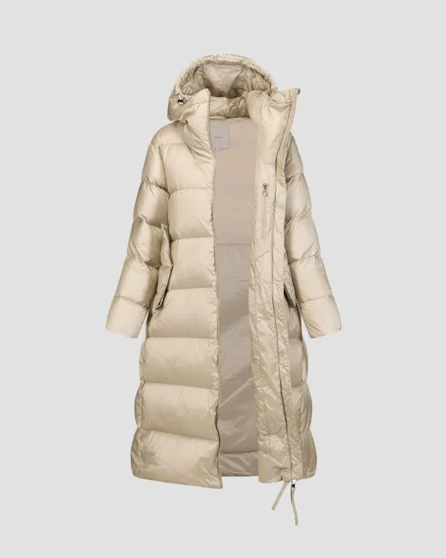 Piumino beige da donna Varley Payton Puffer Coat