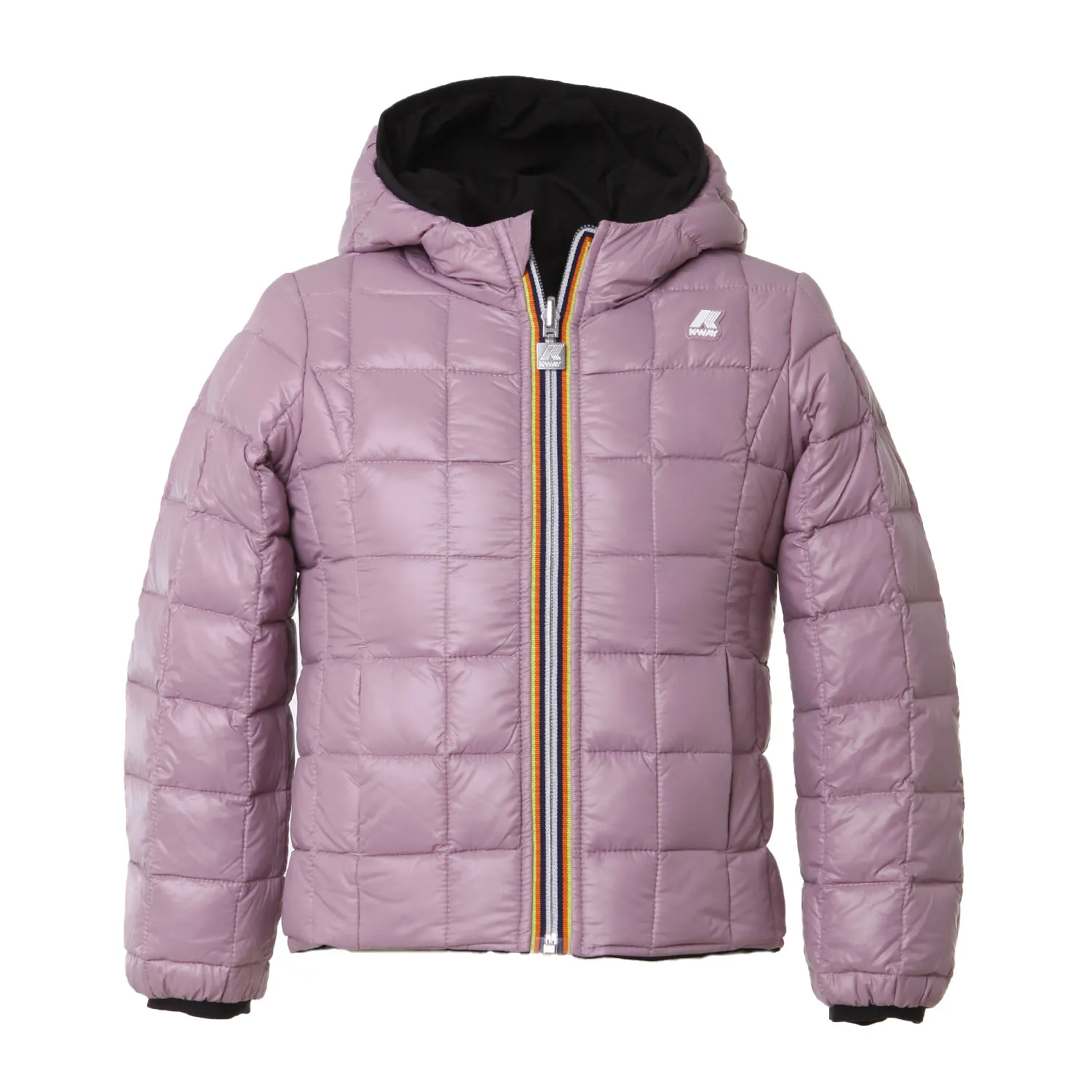 Piumino Lily Eco Thermo Double Nero E Viola