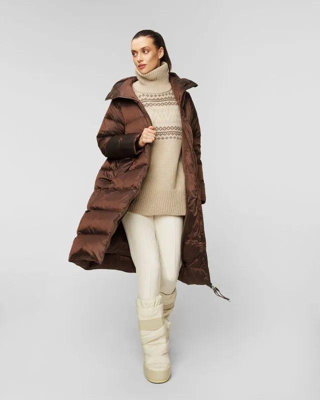 Piumino marrone da donna Varley Payton Puffer Coat