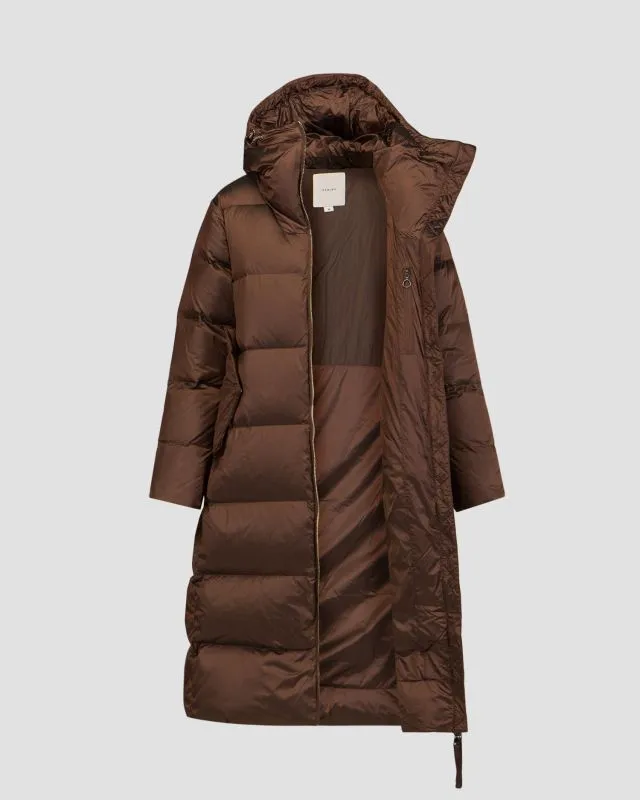 Piumino marrone da donna Varley Payton Puffer Coat