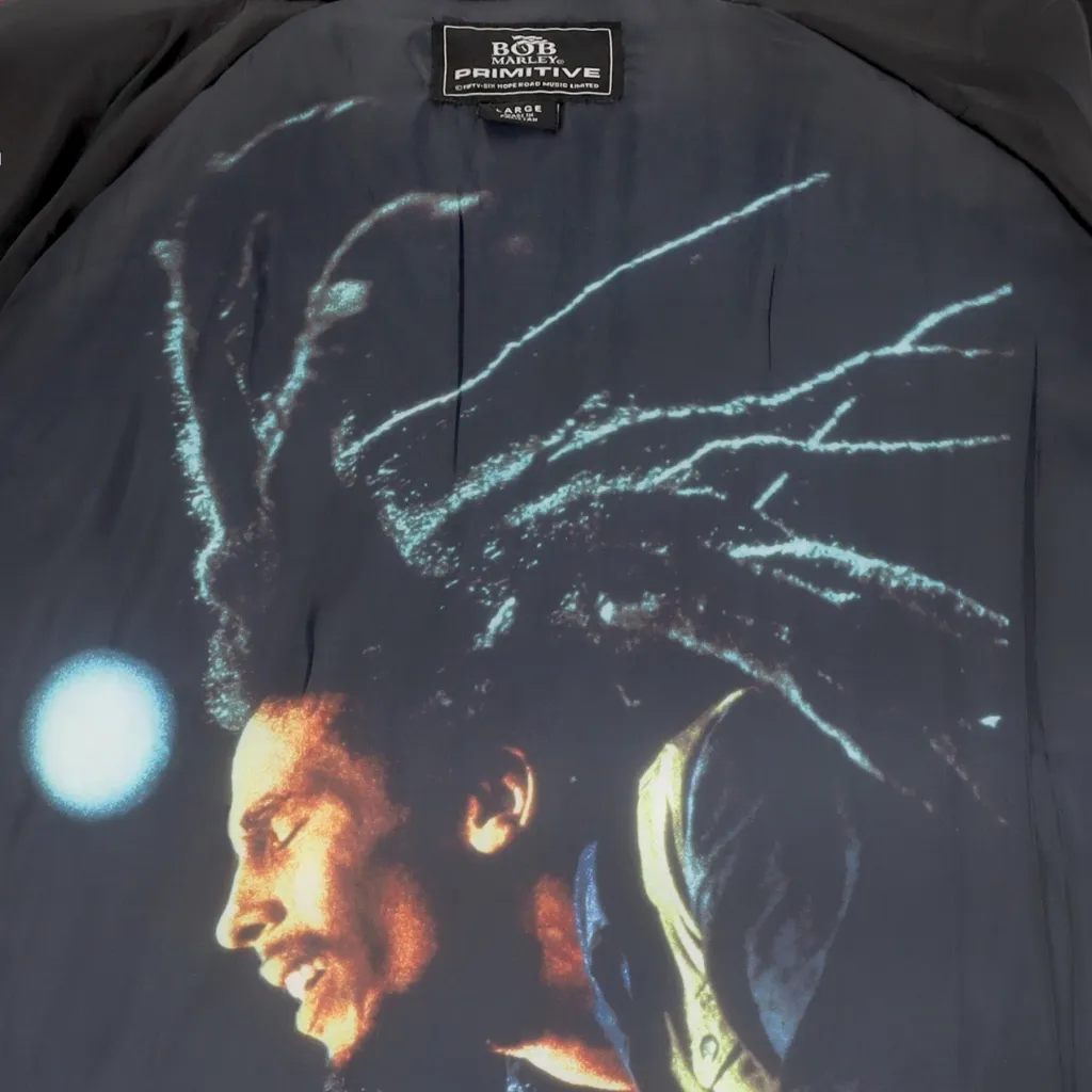 piumino uomo puff jacket x bob marley RED