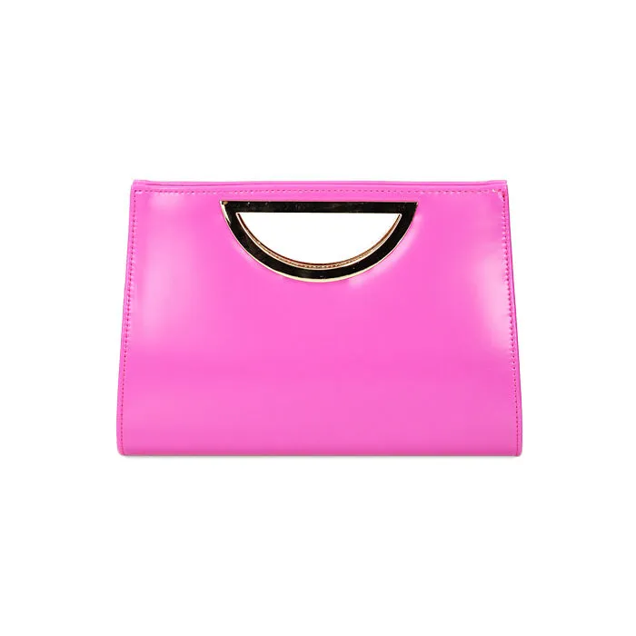 Pochette fucsia abrasivata