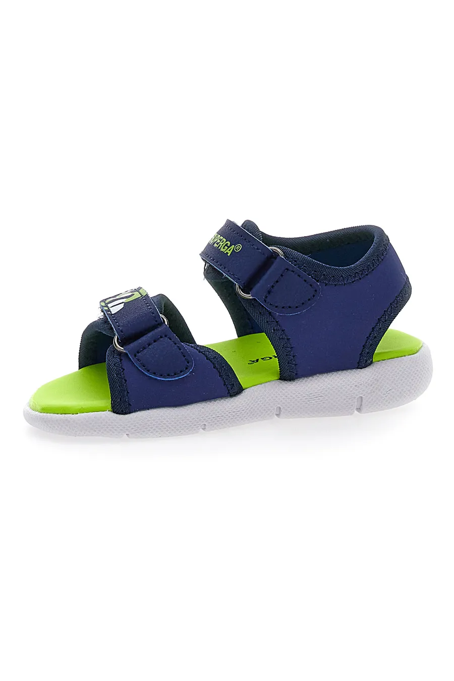 Sandali Blu e Lime con Fascia Regolabile con Velcro Superga 63820