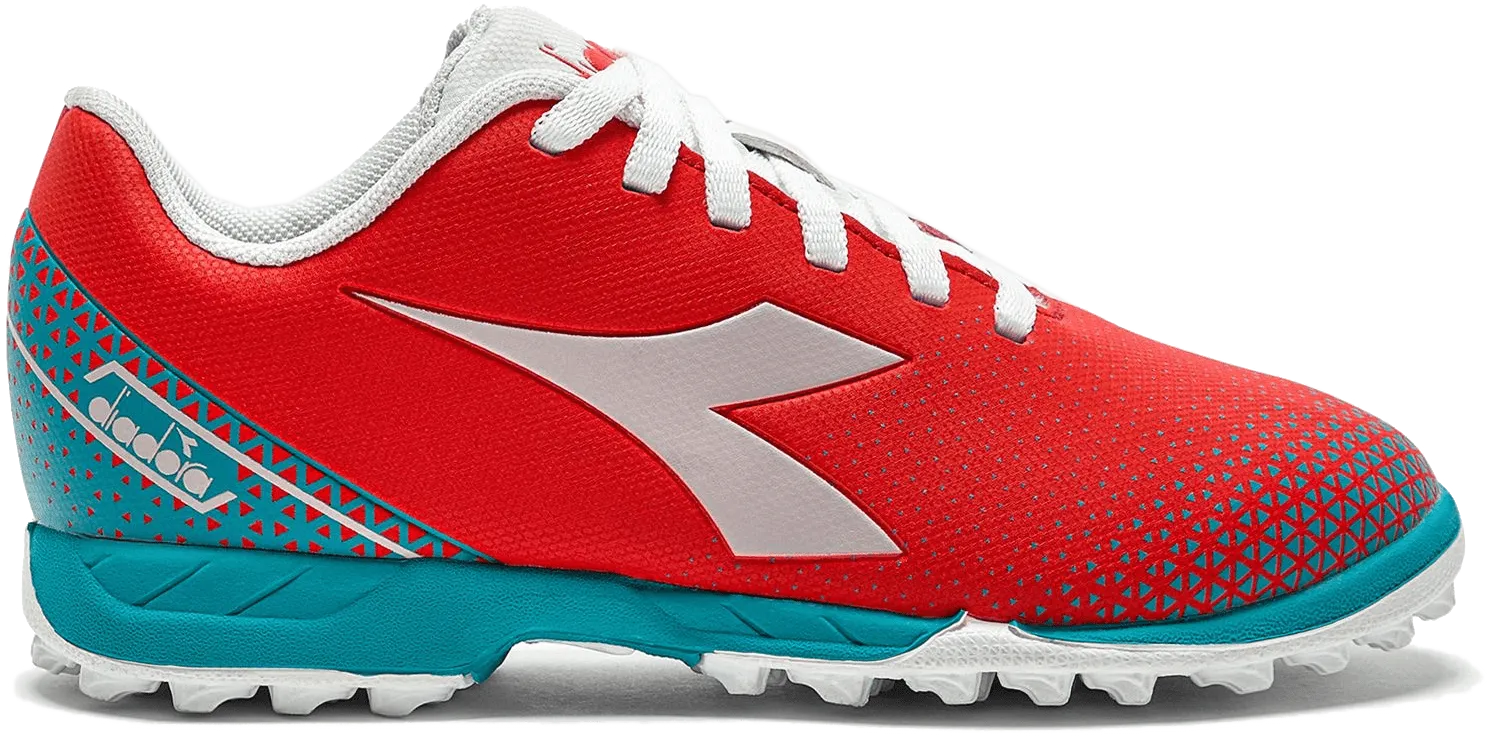 SCARPA DA CALCIO JUNIOR DIADORA PICHICHI 6 TF JR FLUO RED/VAPOR BLUE/TIL - 101.179614 D0664