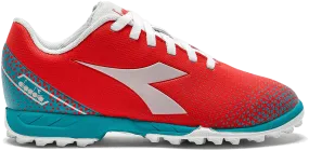 SCARPA DA CALCIO JUNIOR DIADORA PICHICHI 6 TF JR FLUO RED/VAPOR BLUE/TIL - 101.179614 D0664