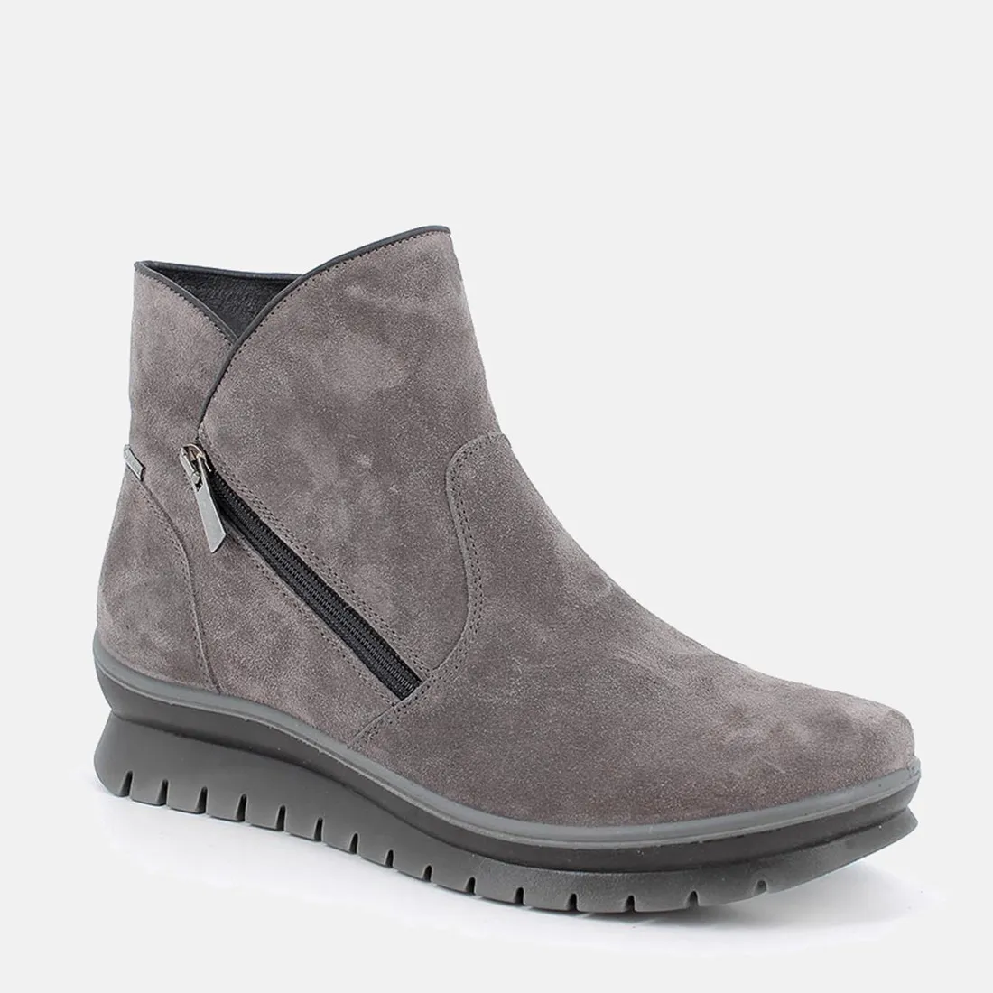 Stivaletti da donna Igi&Co in camoscio e Gore-Tex grigio